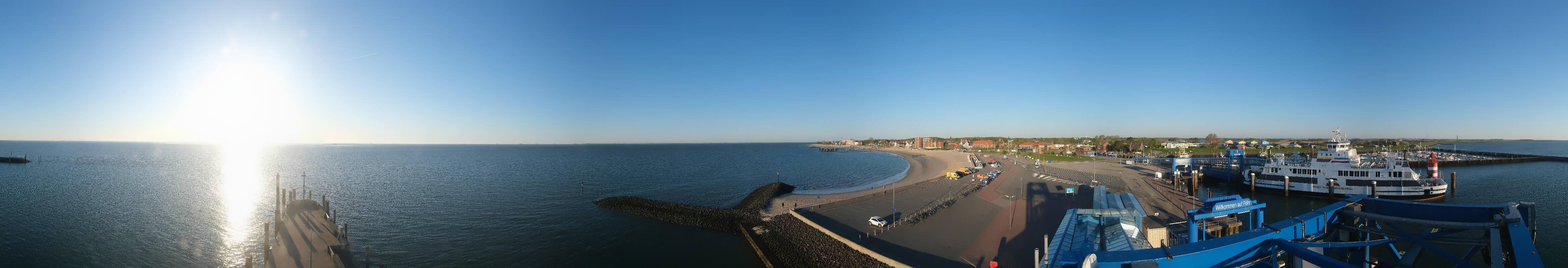Archiv Foto Webcam Insel Föhr - Fähranleger Wyk