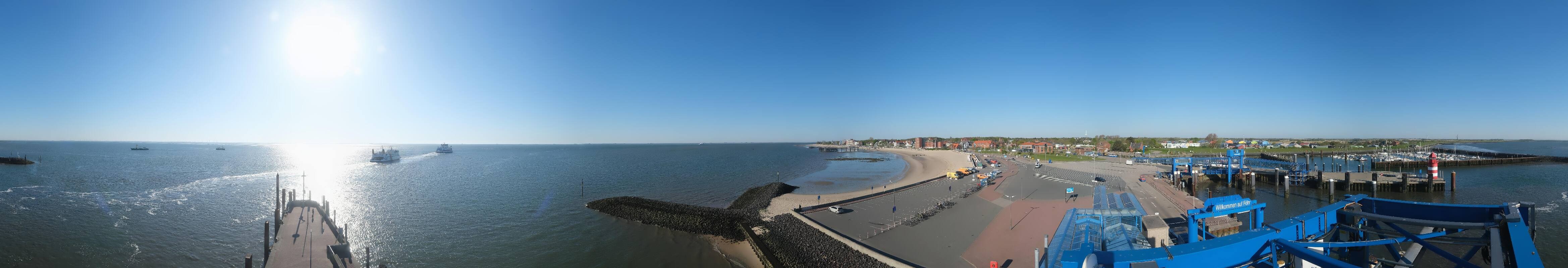 Archiv Foto Webcam Insel Föhr - Fähranleger Wyk