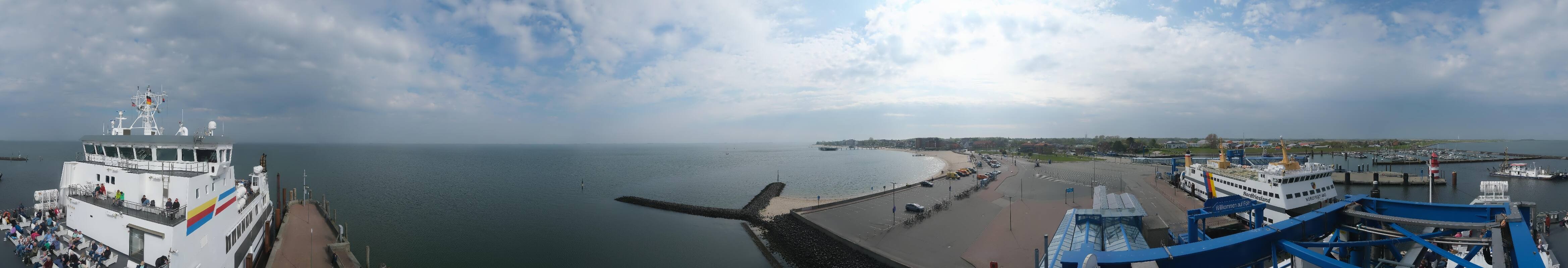 Archiv Foto Webcam Insel Föhr - Fähranleger Wyk