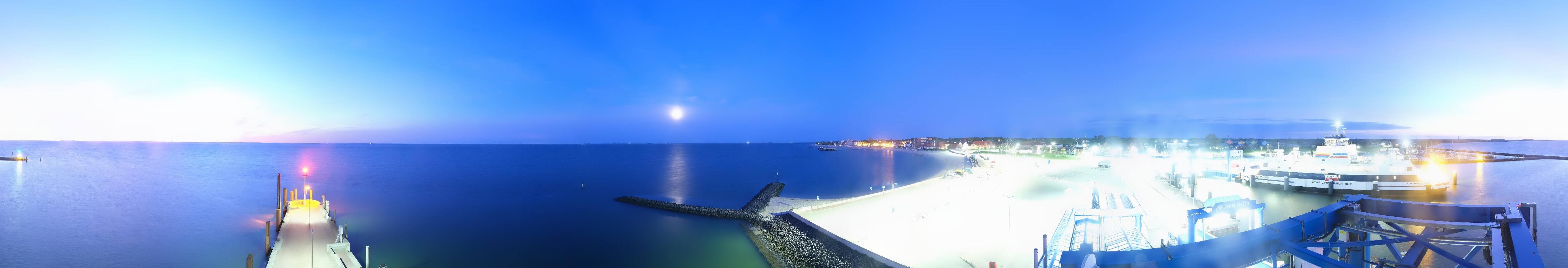 Archiv Foto Webcam Insel Föhr - Fähranleger Wyk