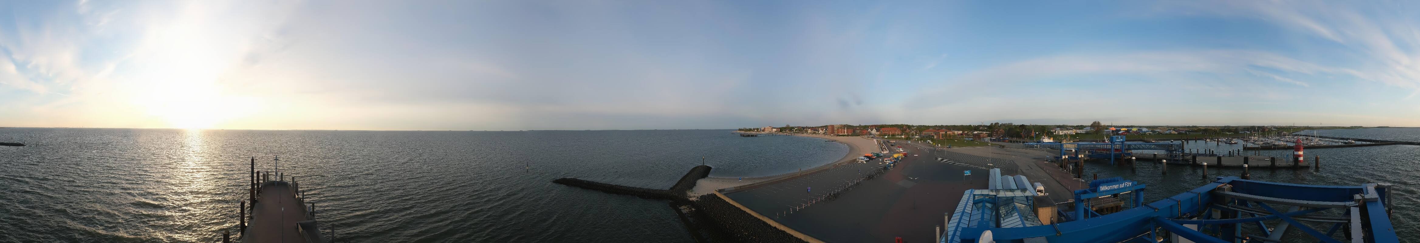 Archiv Foto Webcam Insel Föhr - Fähranleger Wyk