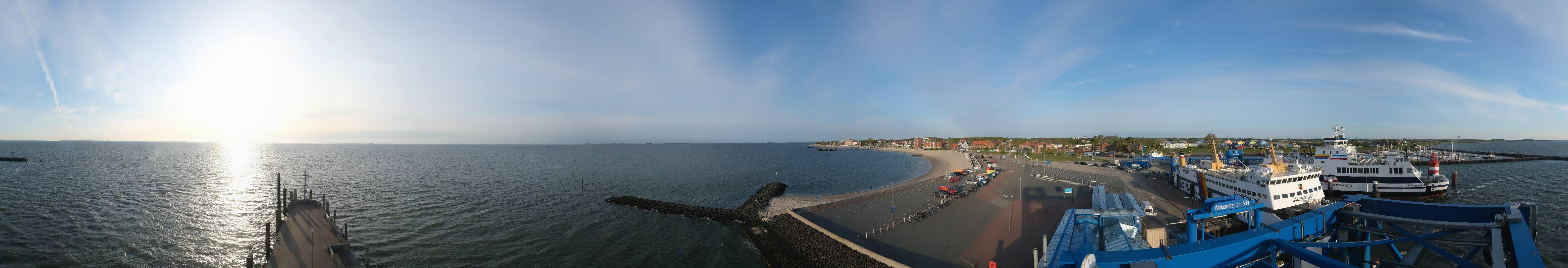 Archiv Foto Webcam Insel Föhr - Fähranleger Wyk