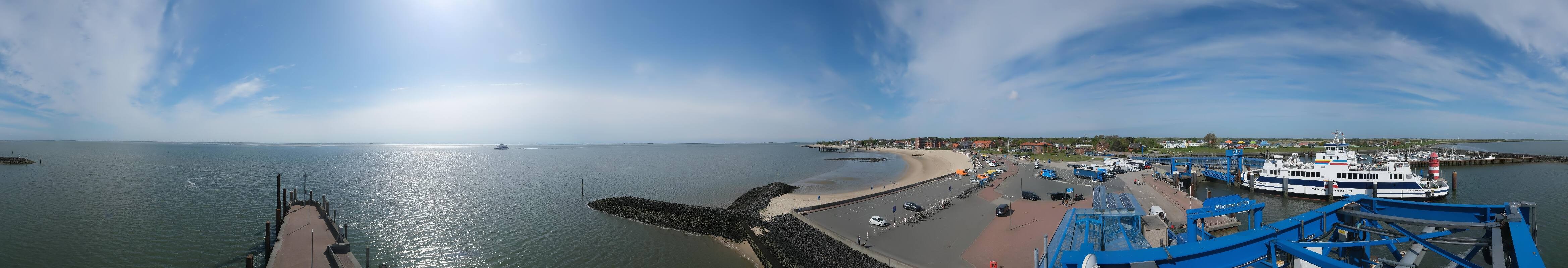 Archiv Foto Webcam Insel Föhr - Fähranleger Wyk