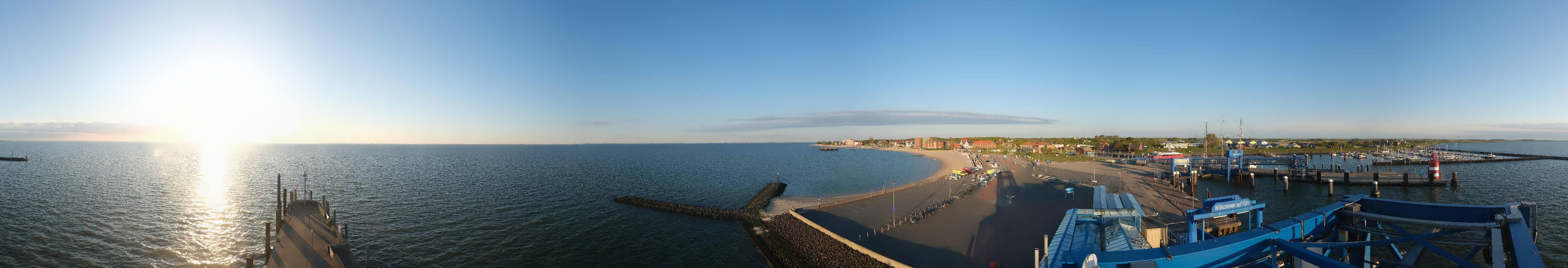 Archiv Foto Webcam Insel Föhr - Fähranleger Wyk