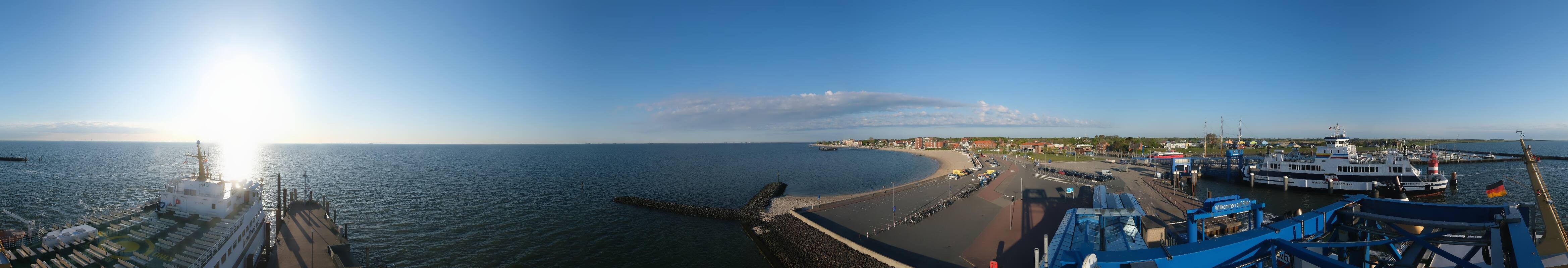 Archiv Foto Webcam Insel Föhr - Fähranleger Wyk