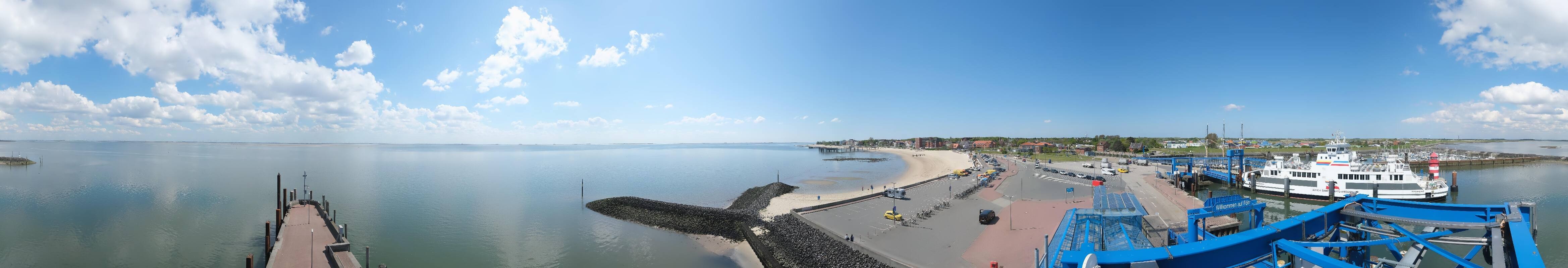 Archiv Foto Webcam Insel Föhr - Fähranleger Wyk