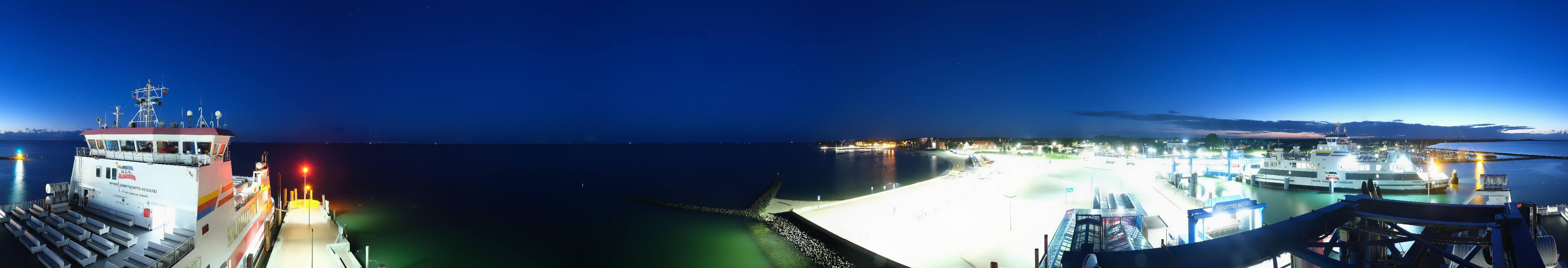 Archiv Foto Webcam Insel Föhr - Fähranleger Wyk