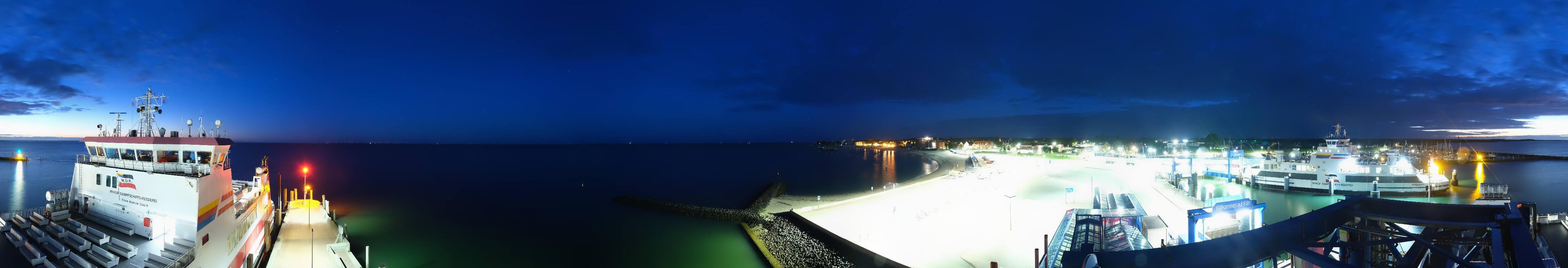 Archiv Foto Webcam Insel Föhr - Fähranleger Wyk