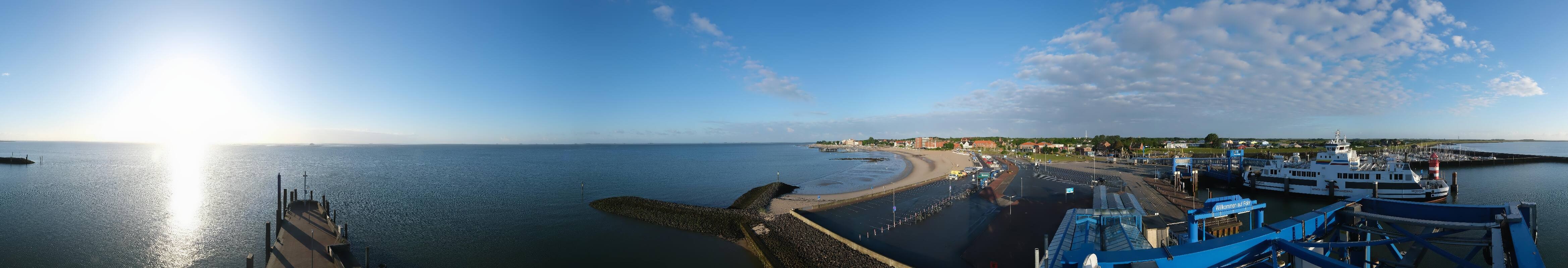 Archiv Foto Webcam Insel Föhr - Fähranleger Wyk