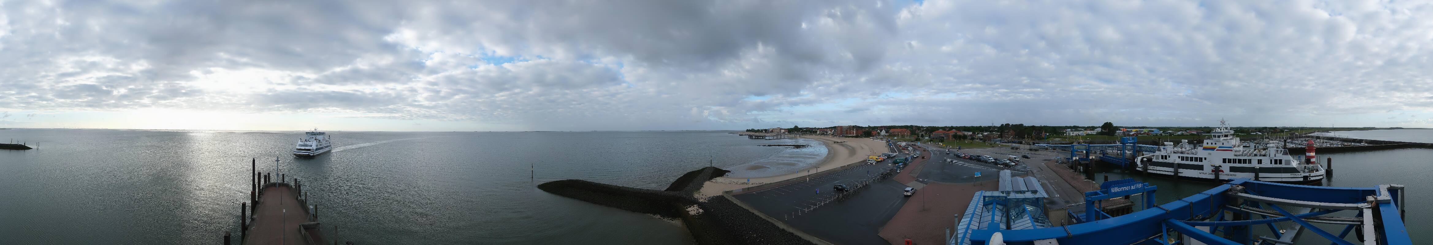 Archiv Foto Webcam Insel Föhr - Fähranleger Wyk