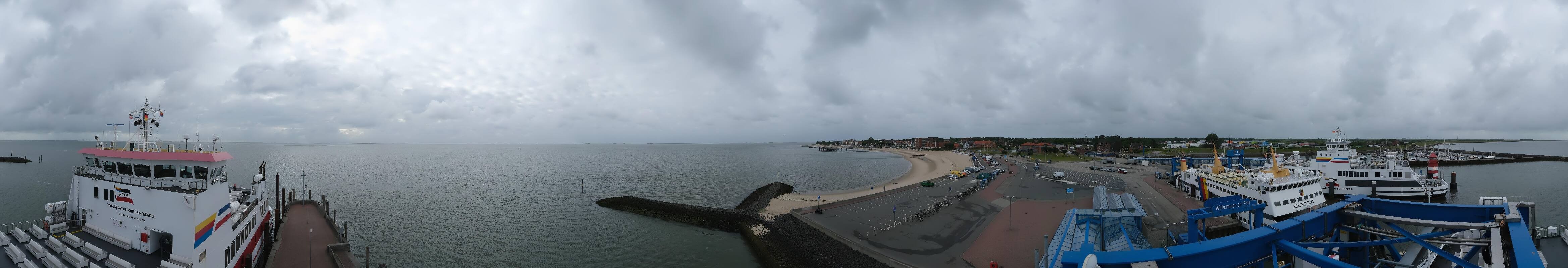 Archiv Foto Webcam Insel Föhr - Fähranleger Wyk