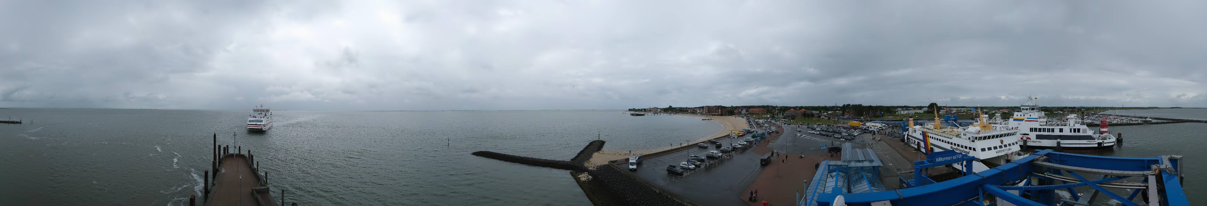 Archiv Foto Webcam Insel Föhr - Fähranleger Wyk