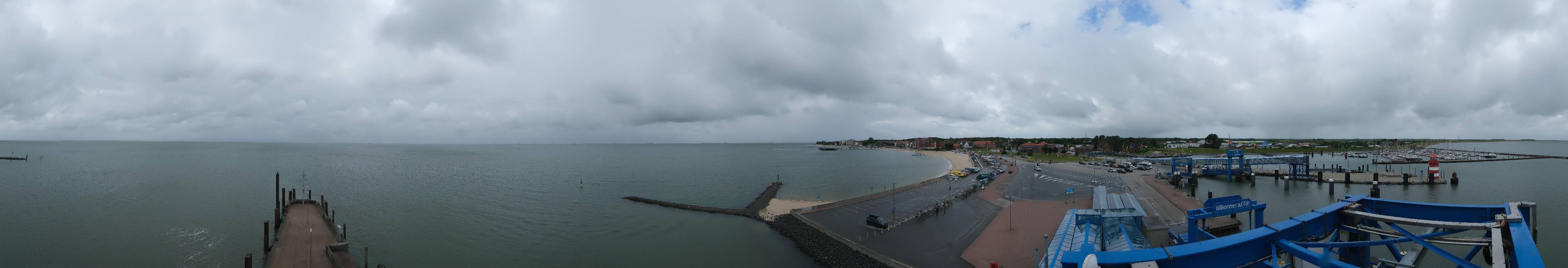 Archiv Foto Webcam Insel Föhr - Fähranleger Wyk
