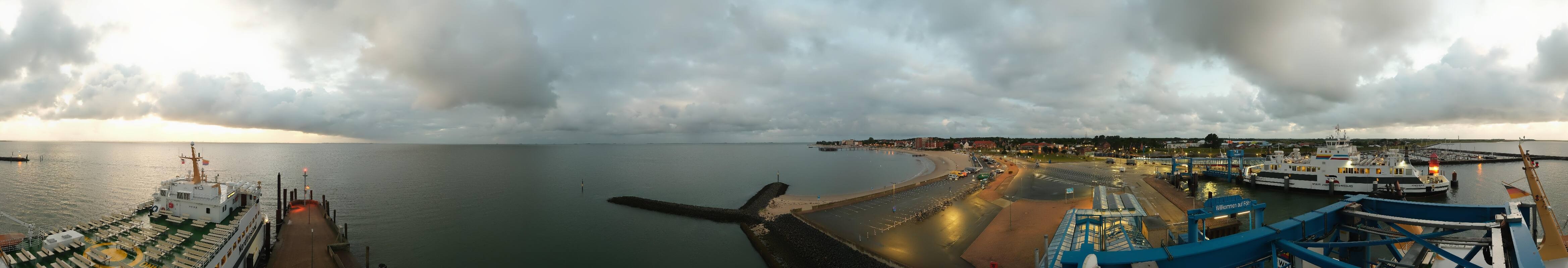 Archiv Foto Webcam Insel Föhr - Fähranleger Wyk