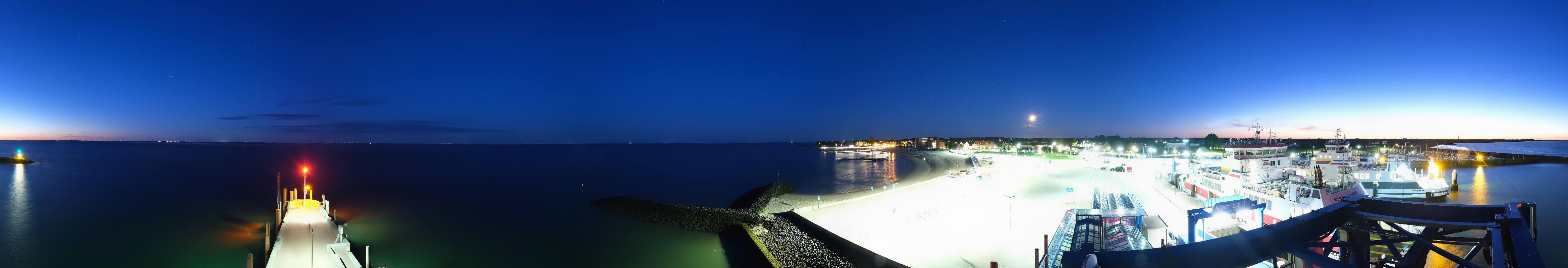 Archiv Foto Webcam Insel Föhr - Fähranleger Wyk