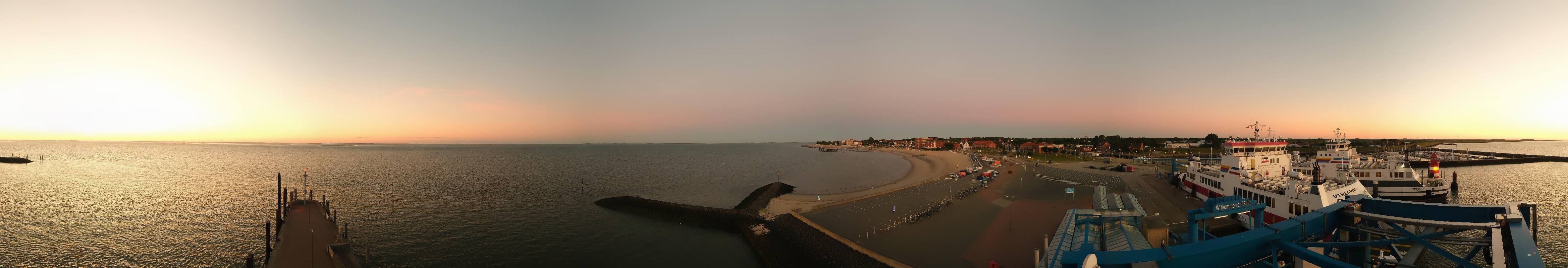 Archiv Foto Webcam Insel Föhr - Fähranleger Wyk