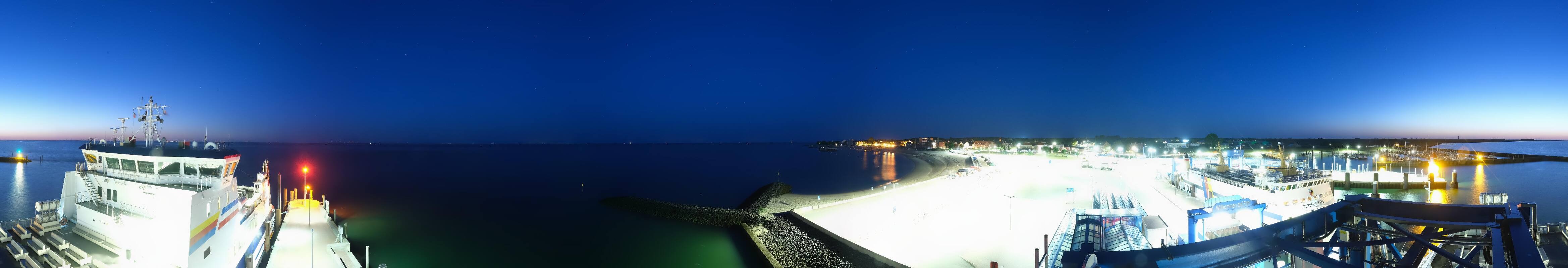 Archiv Foto Webcam Insel Föhr - Fähranleger Wyk