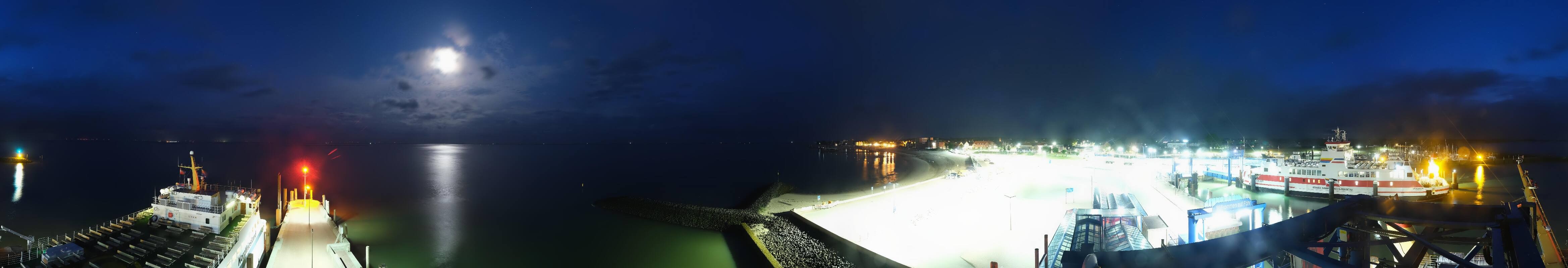 Archiv Foto Webcam Insel Föhr - Fähranleger Wyk