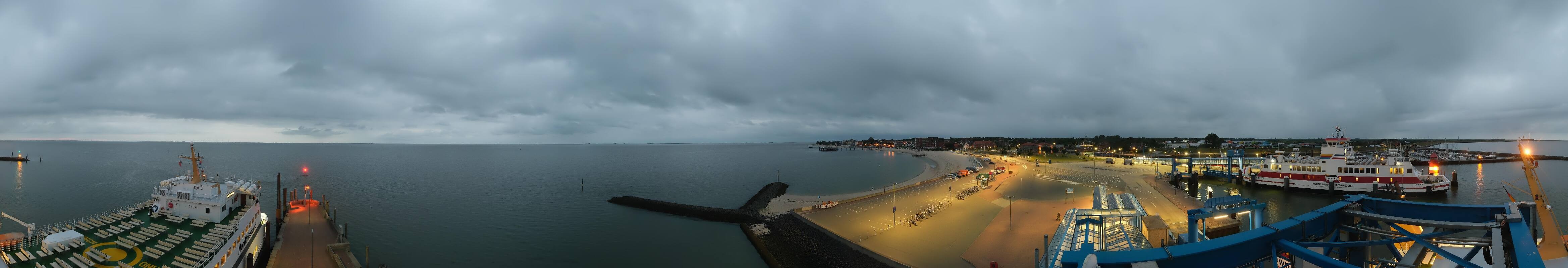 Archiv Foto Webcam Insel Föhr - Fähranleger Wyk