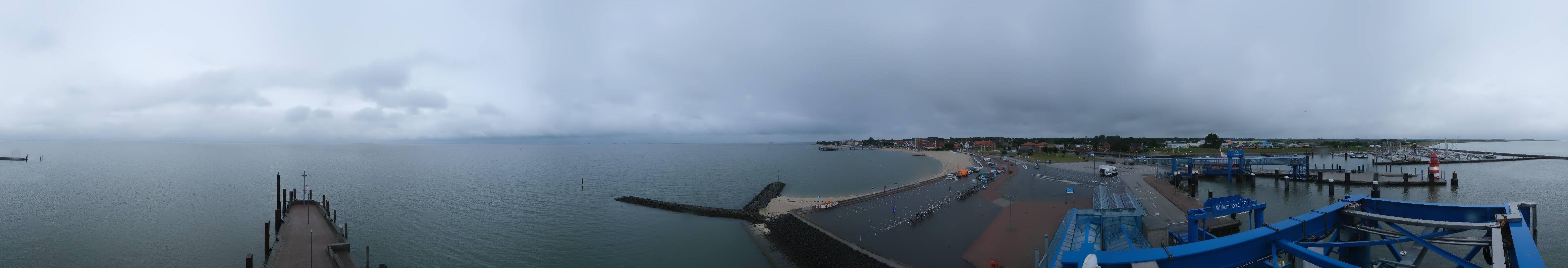 Archiv Foto Webcam Insel Föhr - Fähranleger Wyk