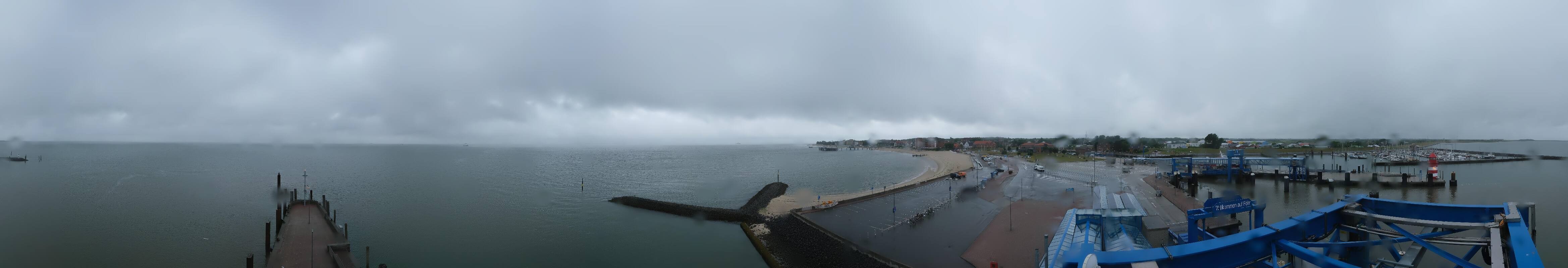 Archiv Foto Webcam Insel Föhr - Fähranleger Wyk