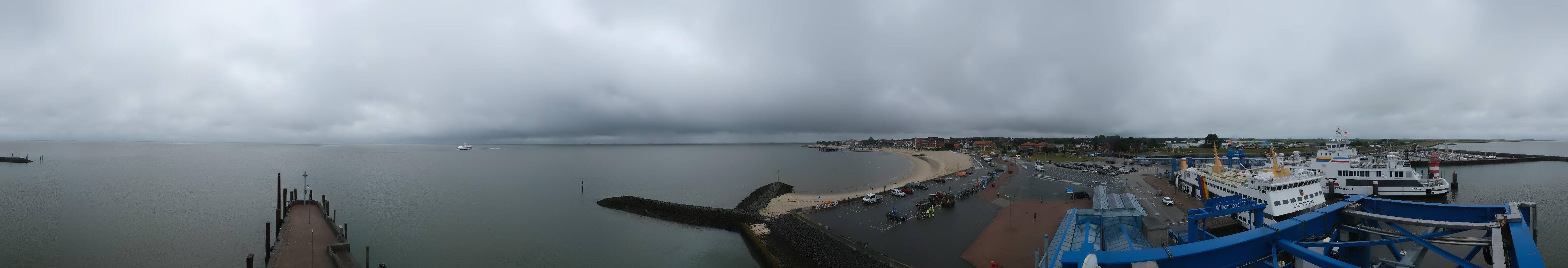 Archiv Foto Webcam Insel Föhr - Fähranleger Wyk