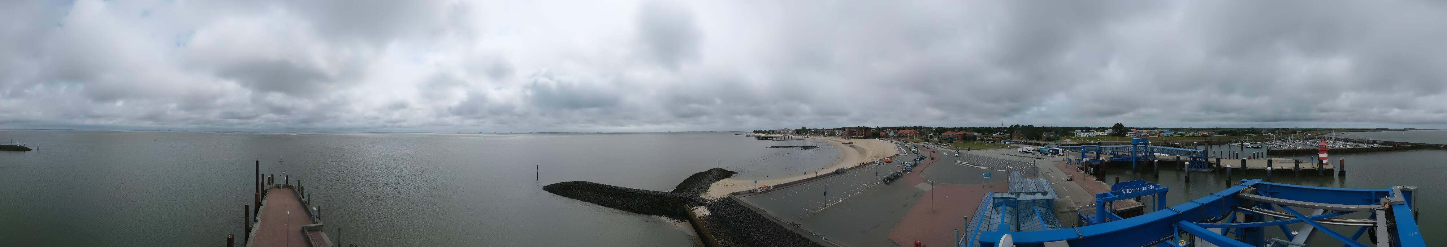 Archiv Foto Webcam Insel Föhr - Fähranleger Wyk