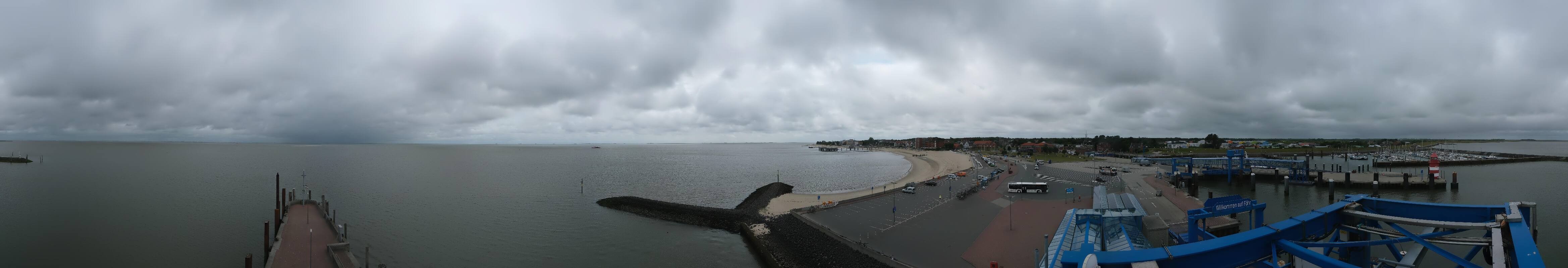 Archiv Foto Webcam Insel Föhr - Fähranleger Wyk