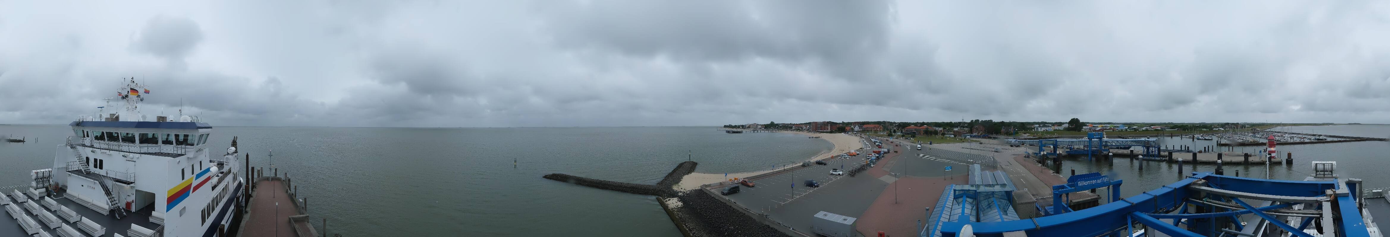 Archiv Foto Webcam Insel Föhr - Fähranleger Wyk