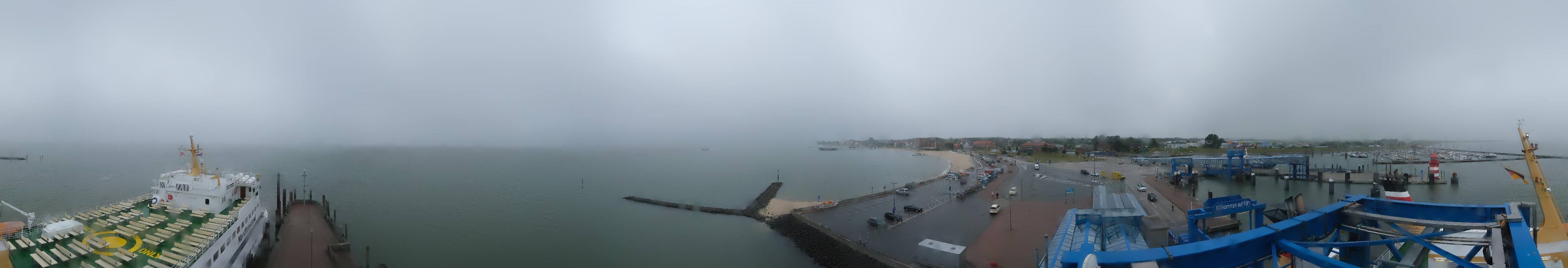 Archiv Foto Webcam Insel Föhr - Fähranleger Wyk