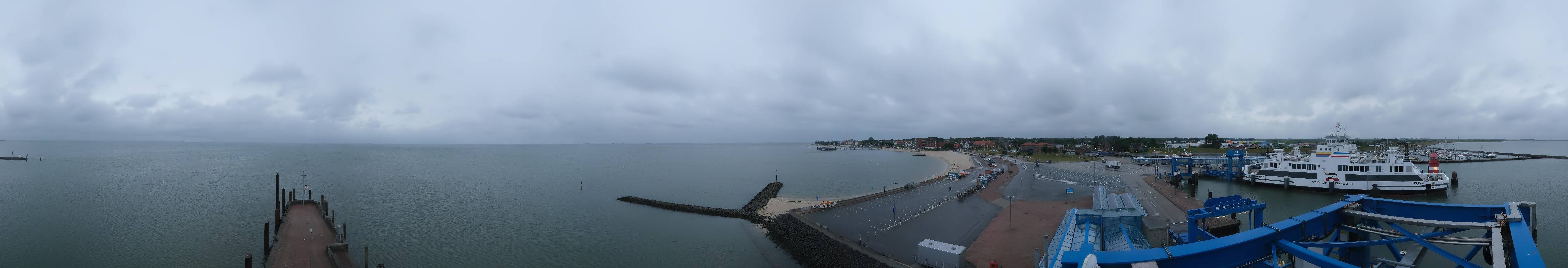 Archiv Foto Webcam Insel Föhr - Fähranleger Wyk