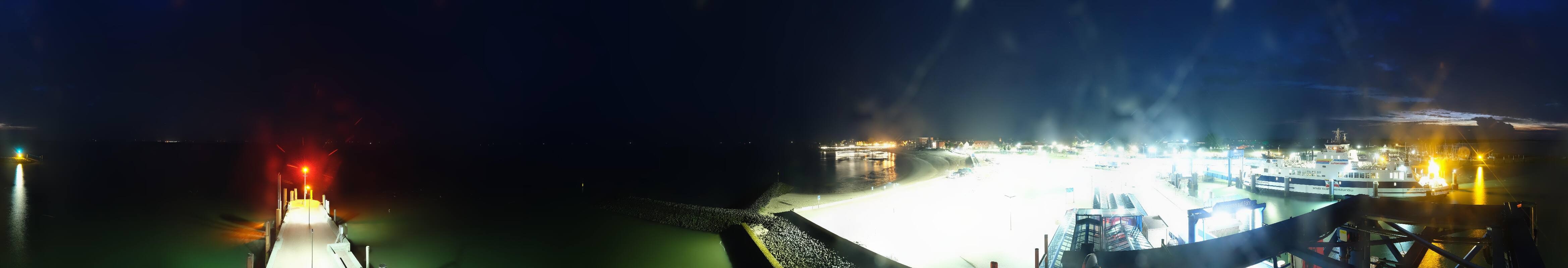 Archived image Webcam Föhr - Ferry terminal and harbour Wyk