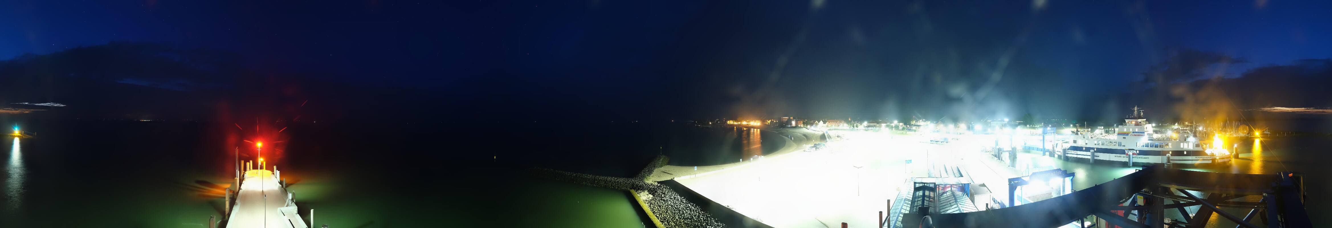 Archived image Webcam Föhr - Ferry terminal and harbour Wyk
