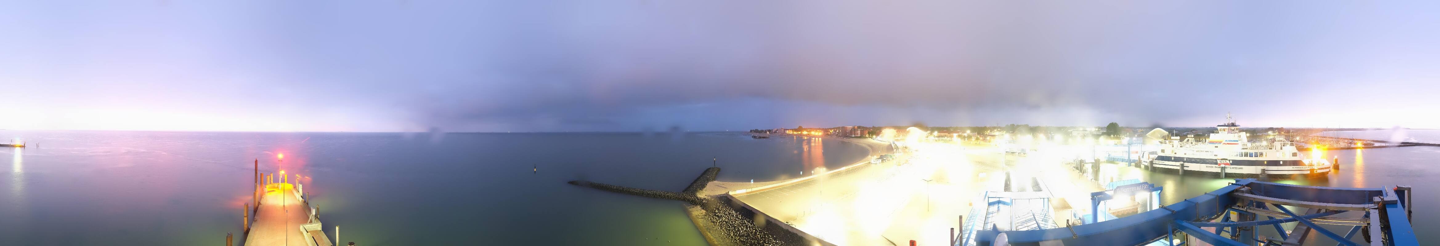 Archived image Webcam Föhr - Ferry terminal and harbour Wyk