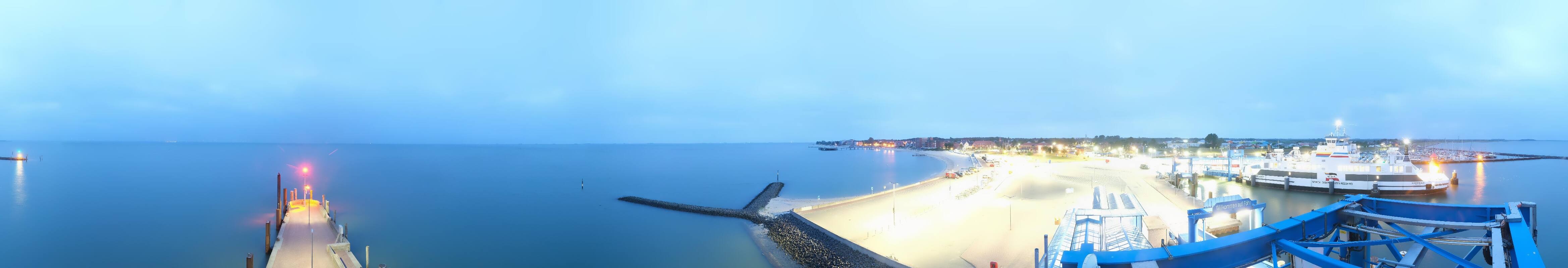 Archiv Foto Webcam Insel Föhr - Fähranleger Wyk