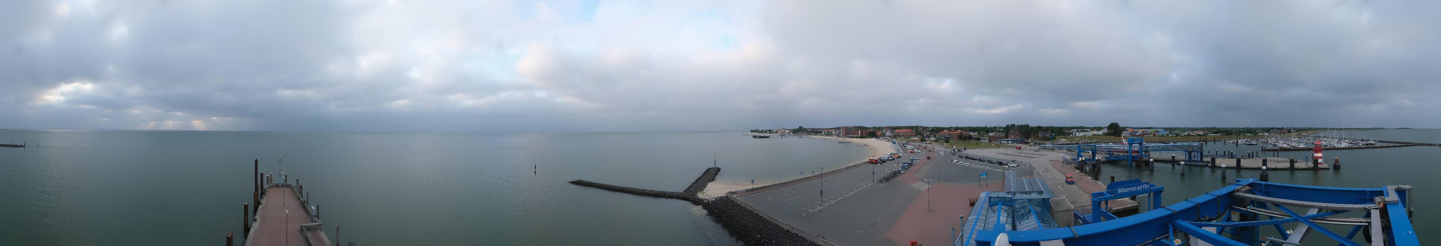 Archiv Foto Webcam Insel Föhr - Fähranleger Wyk