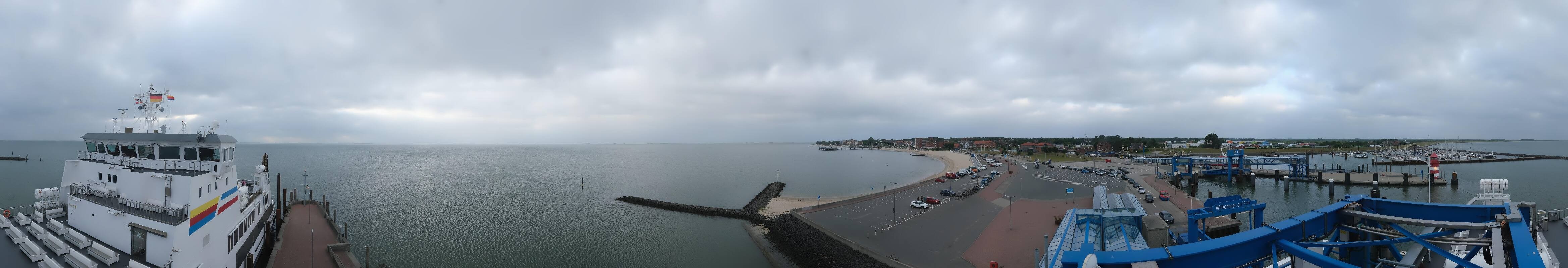 Archiv Foto Webcam Insel Föhr - Fähranleger Wyk