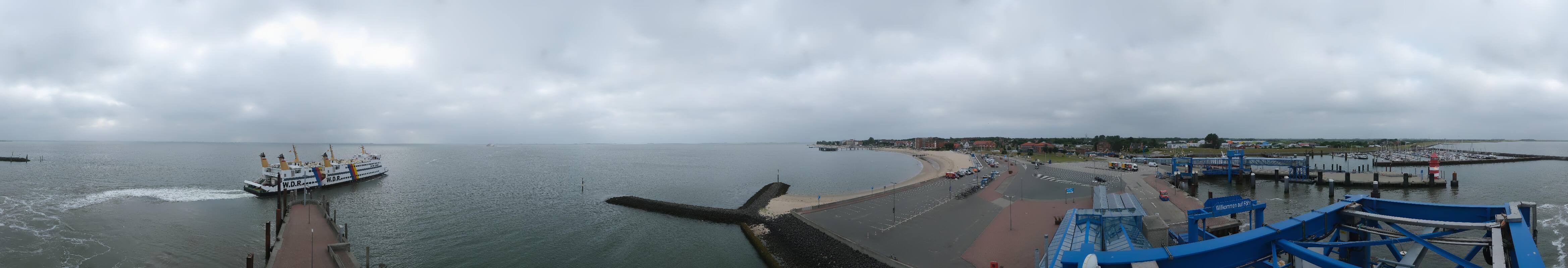 Archiv Foto Webcam Insel Föhr - Fähranleger Wyk