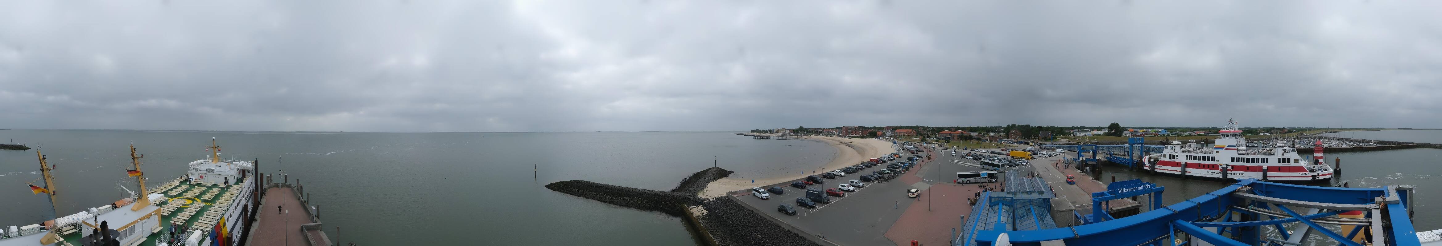 Archiv Foto Webcam Insel Föhr - Fähranleger Wyk