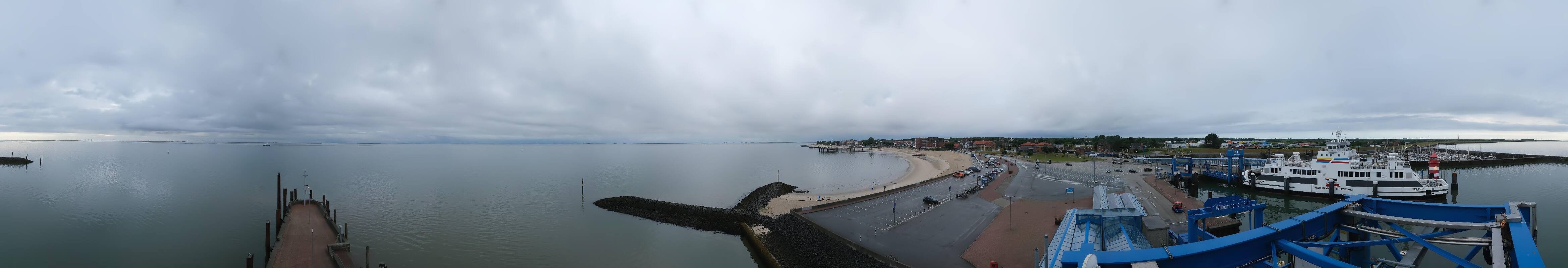 Archiv Foto Webcam Insel Föhr - Fähranleger Wyk