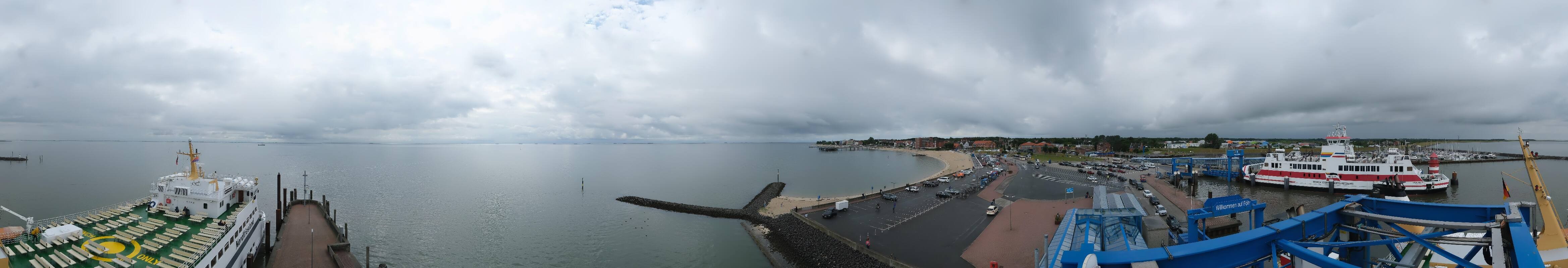 Archiv Foto Webcam Insel Föhr - Fähranleger Wyk