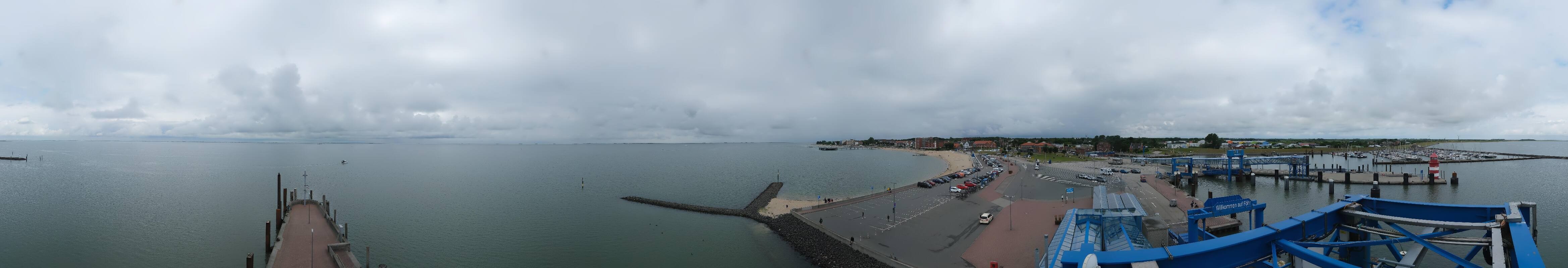 Archiv Foto Webcam Insel Föhr - Fähranleger Wyk