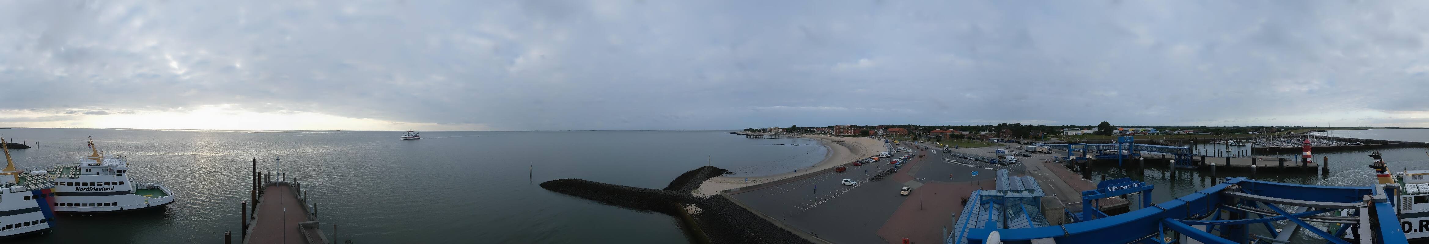 Archived image Webcam Föhr - Ferry terminal and harbour Wyk