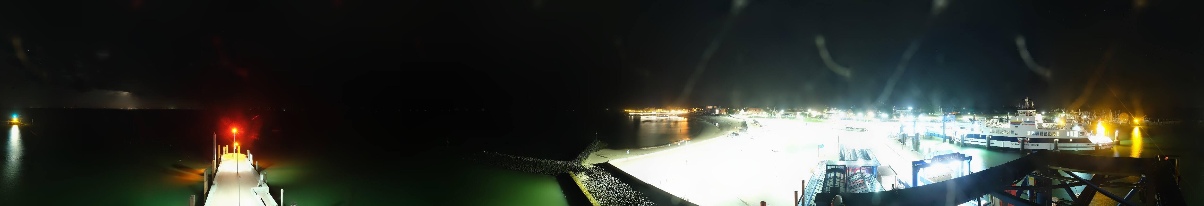Archiv Foto Webcam Insel Föhr - Fähranleger Wyk