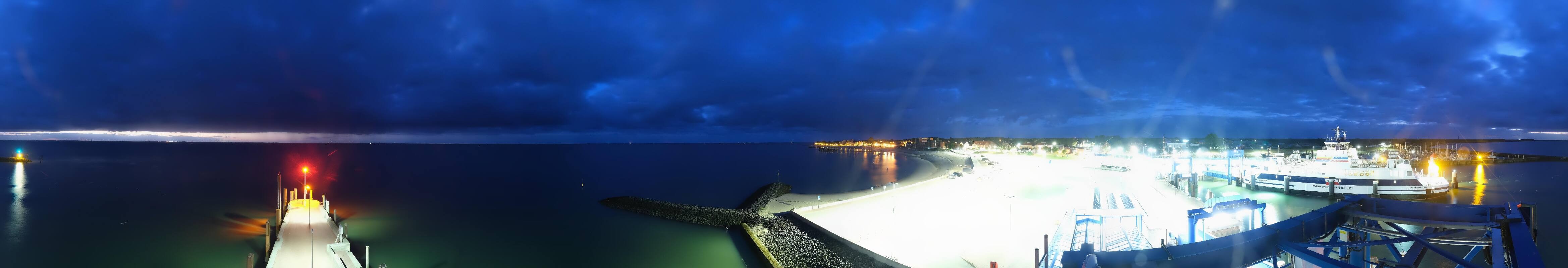 Archiv Foto Webcam Insel Föhr - Fähranleger Wyk