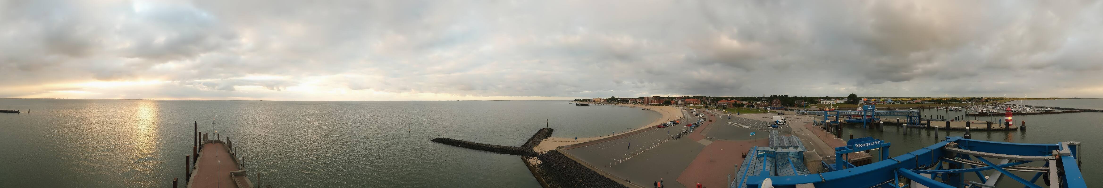 Archiv Foto Webcam Insel Föhr - Fähranleger Wyk
