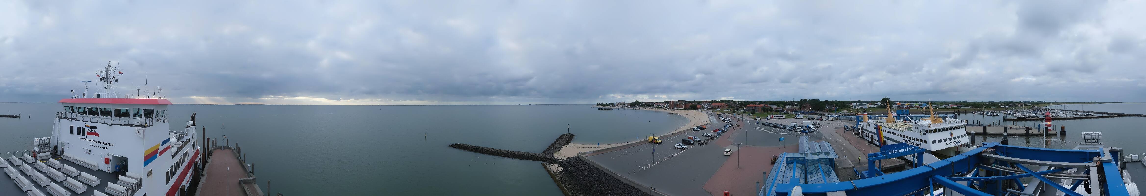 Archiv Foto Webcam Insel Föhr - Fähranleger Wyk
