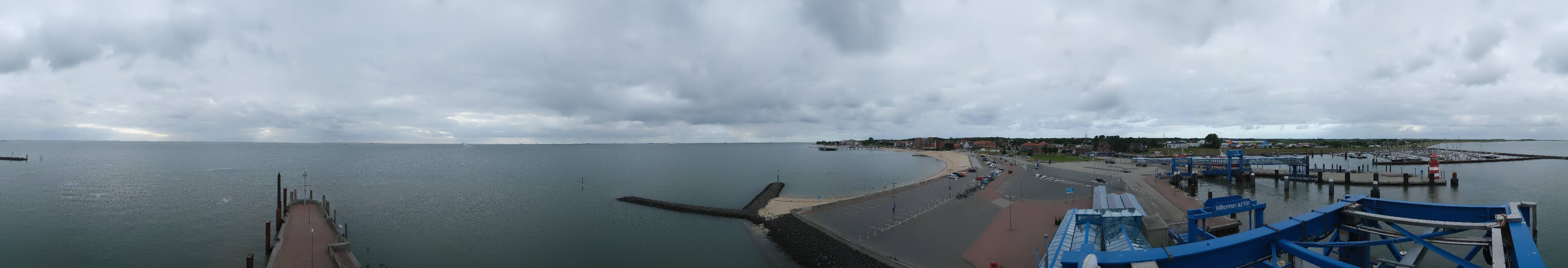 Archiv Foto Webcam Insel Föhr - Fähranleger Wyk