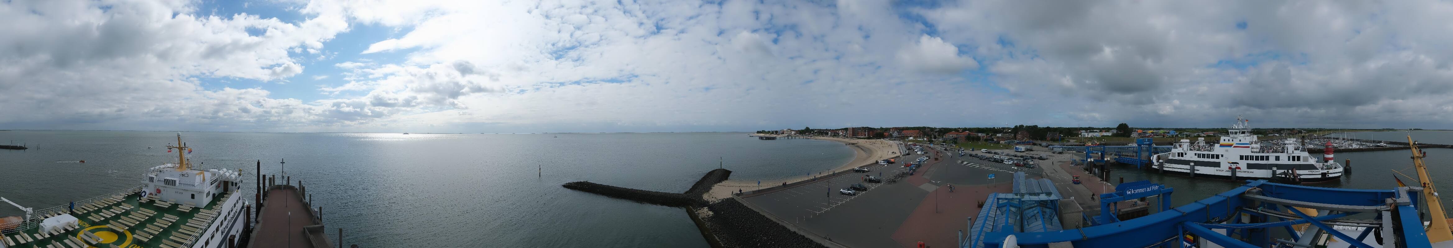 Archiv Foto Webcam Insel Föhr - Fähranleger Wyk