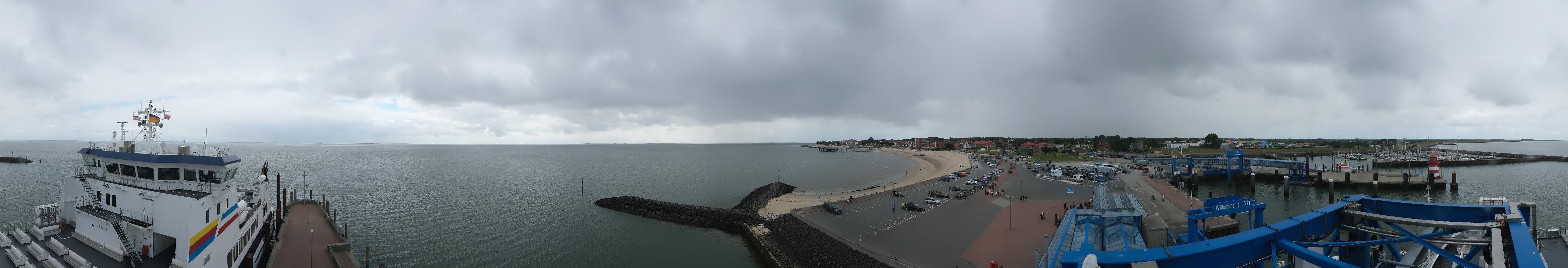 Archiv Foto Webcam Insel Föhr - Fähranleger Wyk